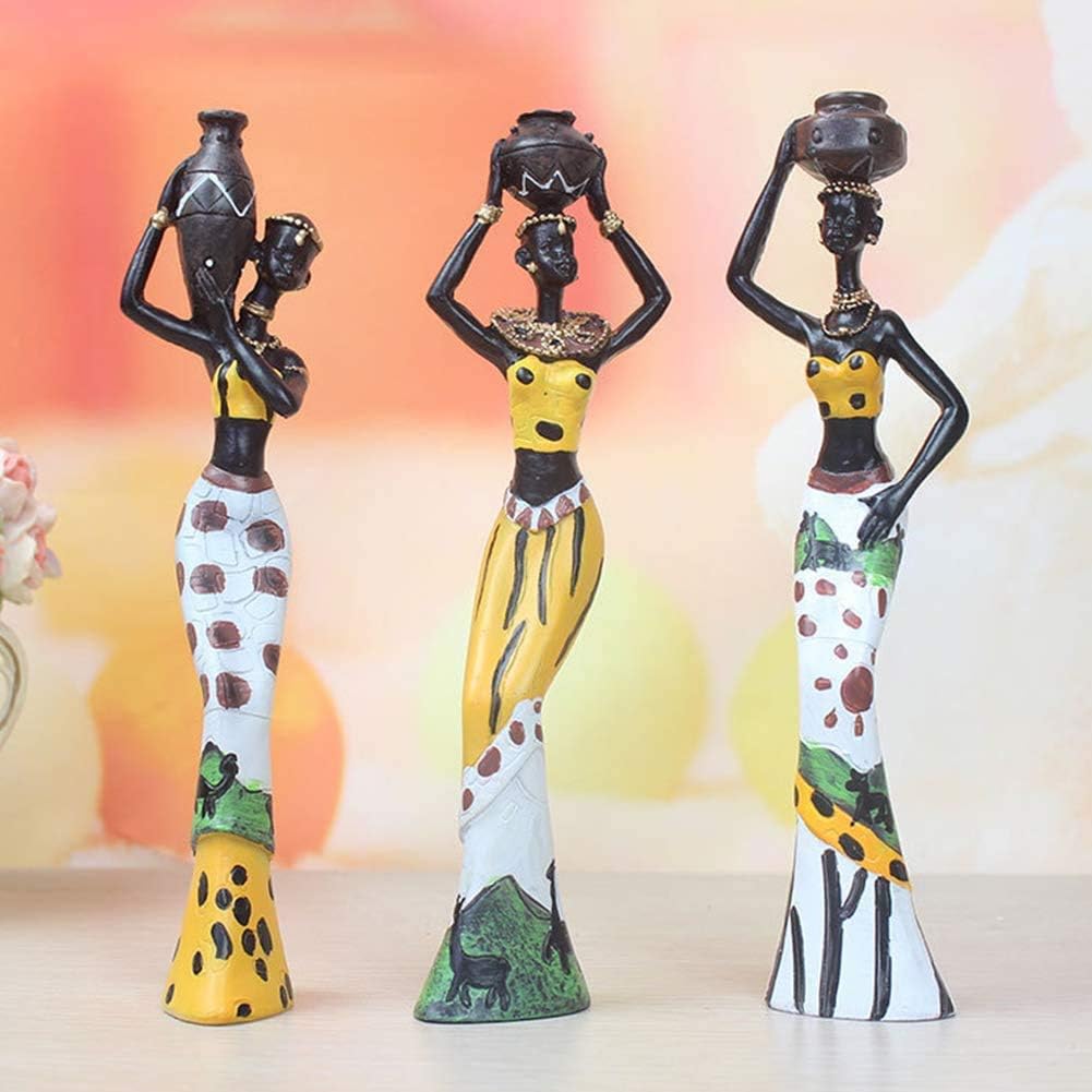 African Women Decor Display Set (3 Piece Set)