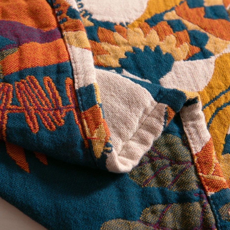 Birds of Paradise Throw Blanket