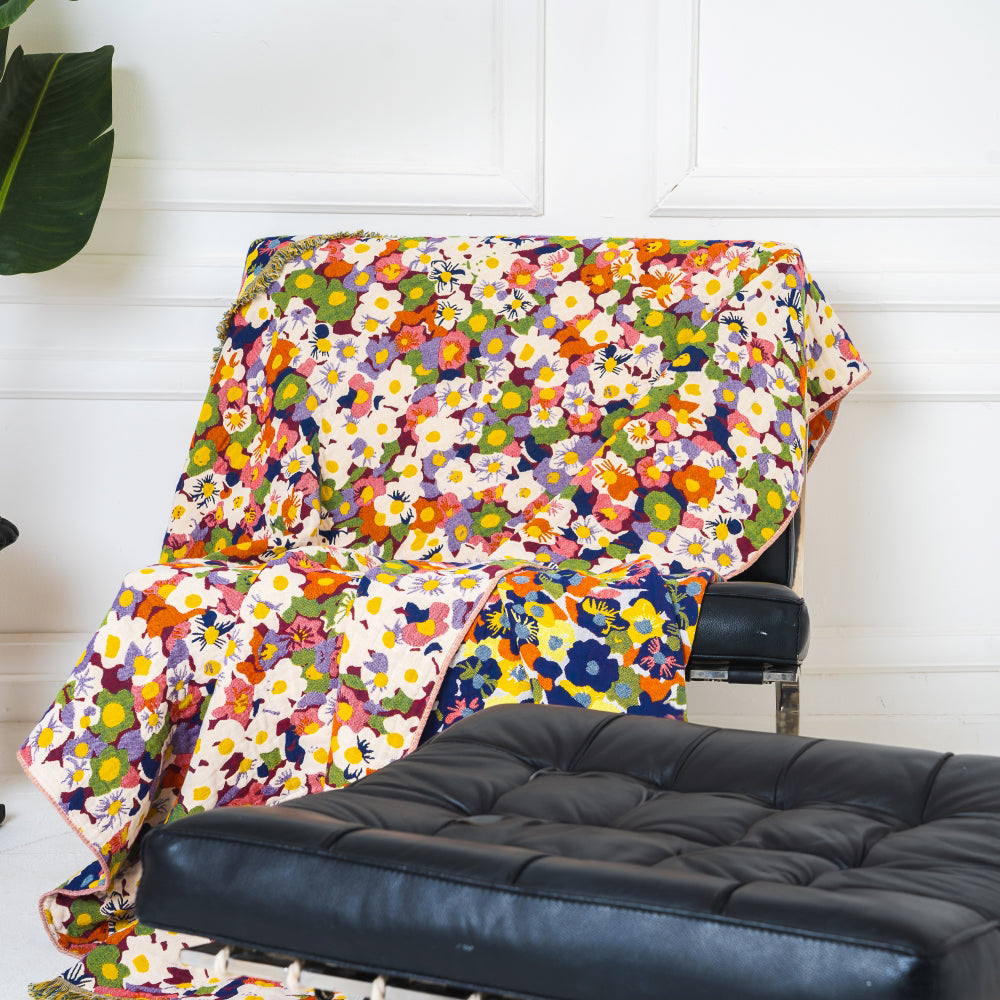 Blooming Throw Blanket