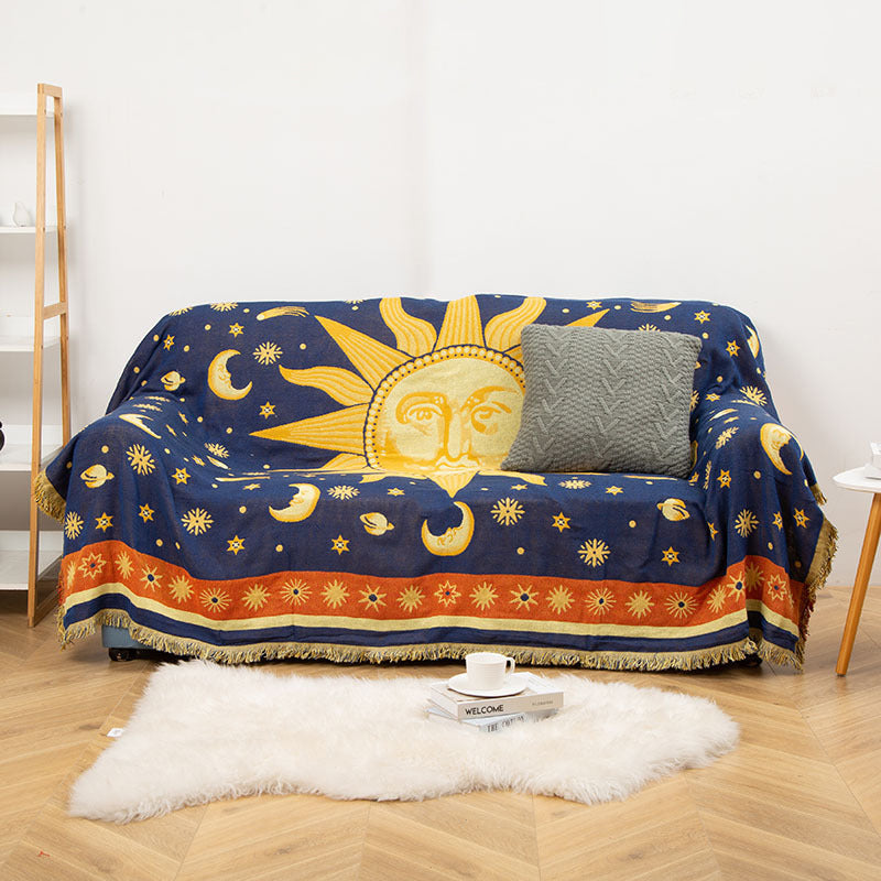 Bohemian Sun Throw Blanket