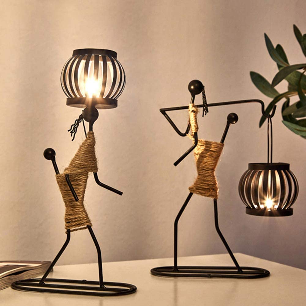 Ethnic-inspired Candle Holders