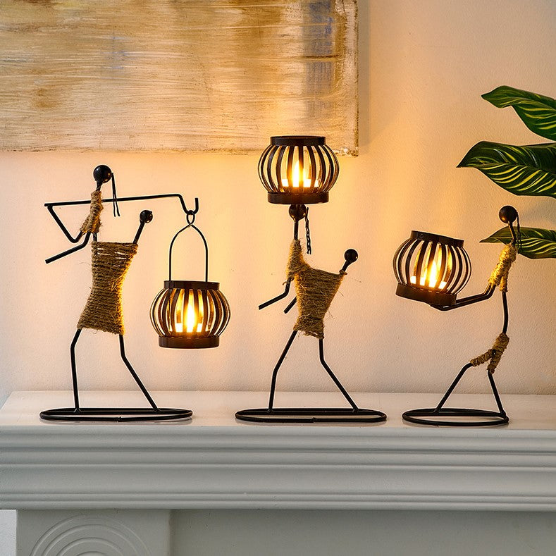 Ethnic-inspired Candle Holders