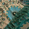 Green Bohemian Style Throw Blanket