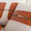 Faux Leather Horse Cushion Covers