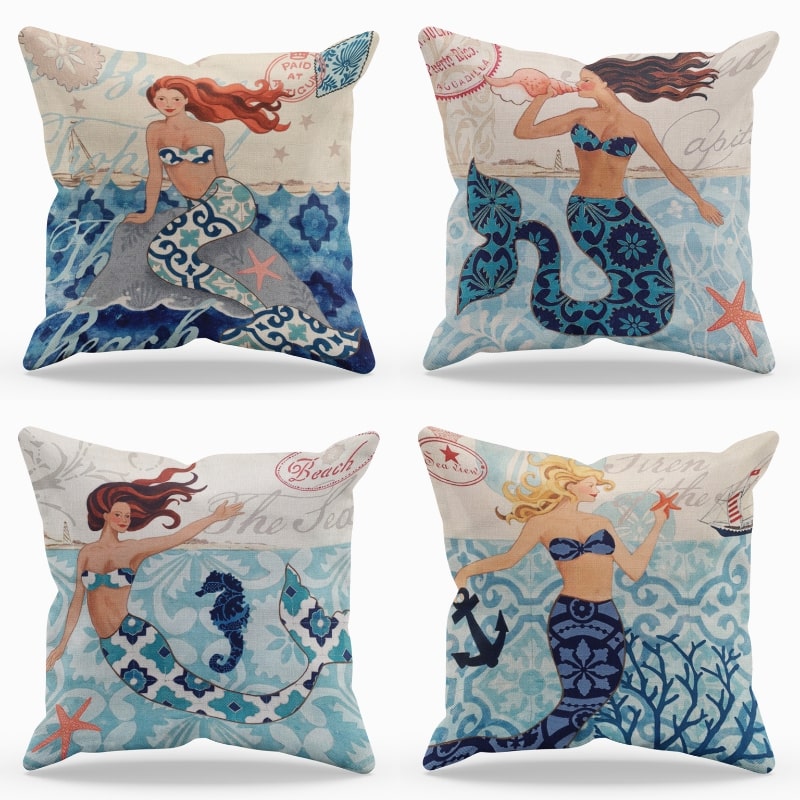 Mermaid Cushion Covers