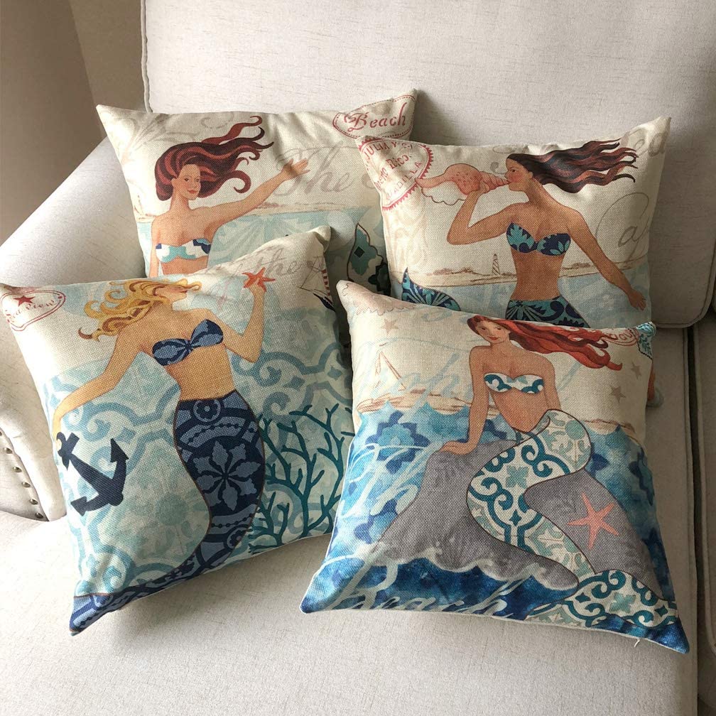 Mermaid Cushion Covers