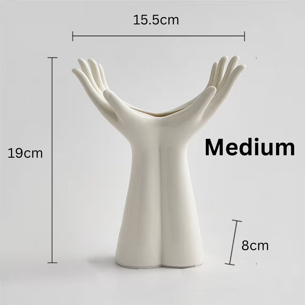 Hand Embrace Vase