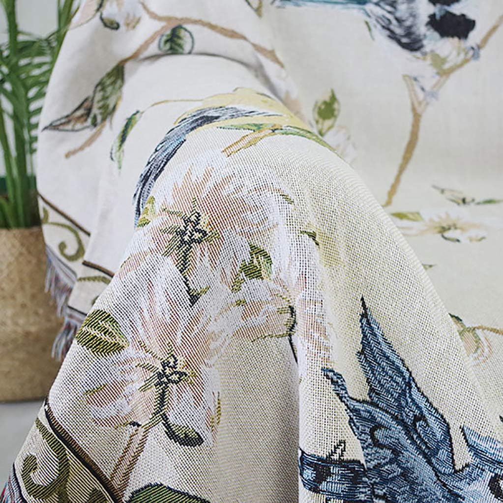 Retro Bird Throw Blanket