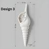 Sea Shell Ceramic Wall Vase