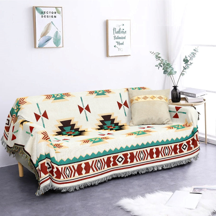 Aspen Rustic Aztec Rustic Aztec Throw Blanket - Bow And Snow – Bow & Snow