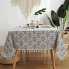 Vintage Blue Victorian Tablecloth