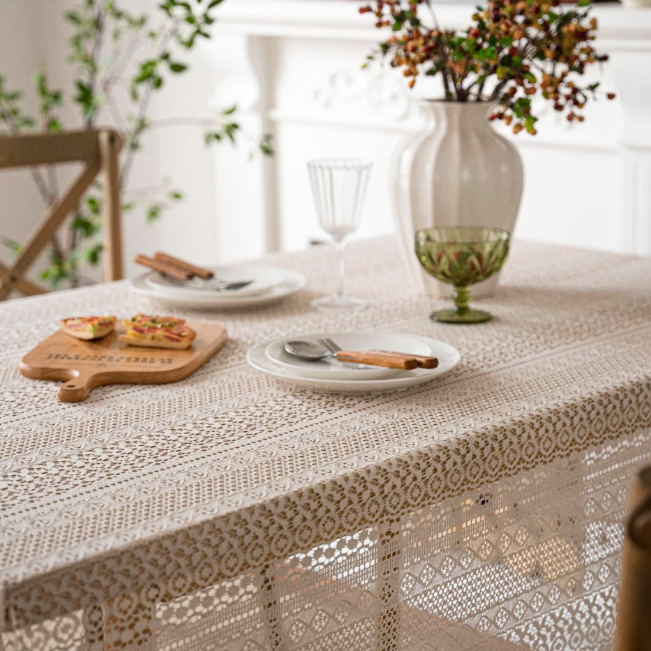 Vintage Crochet Tablecloth