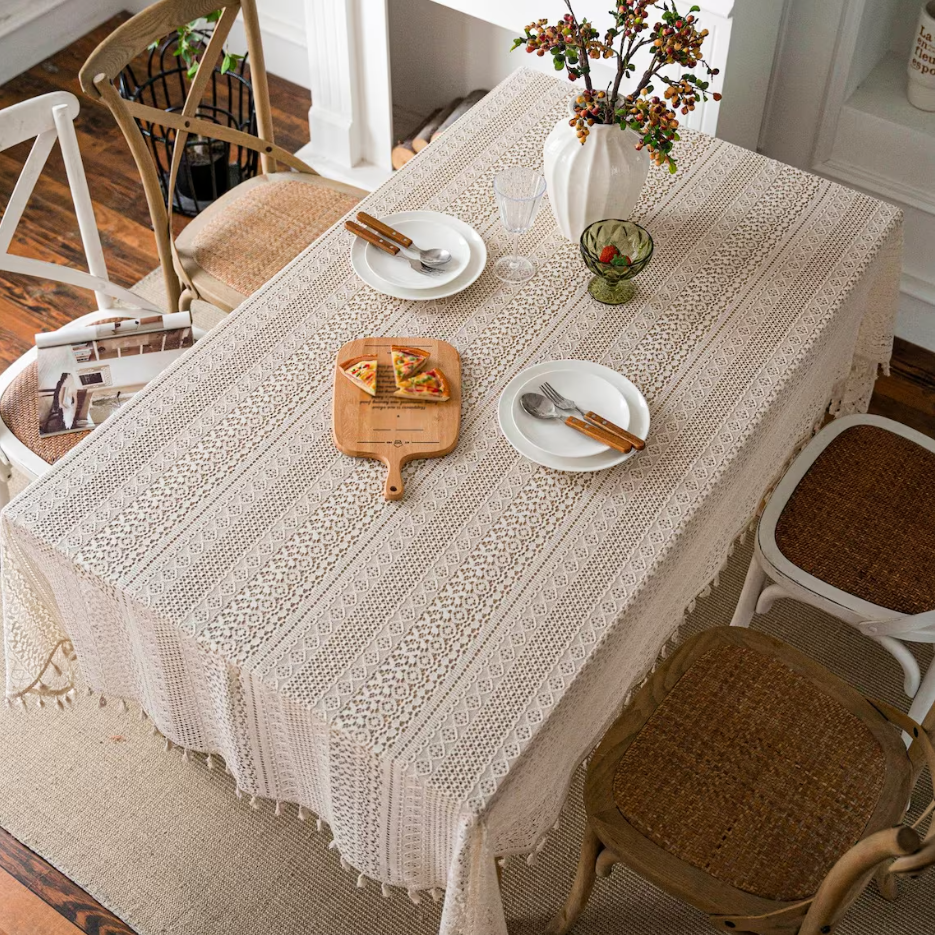 Vintage Crochet Tablecloth